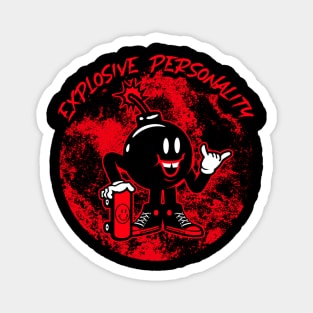 Explosive Personality Graphic Magnet