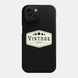 Vintage 1972 Phone Case