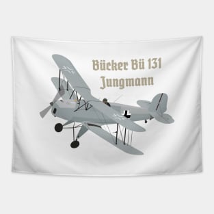 Bücker Bü 131 German WW2 Airplane Tapestry