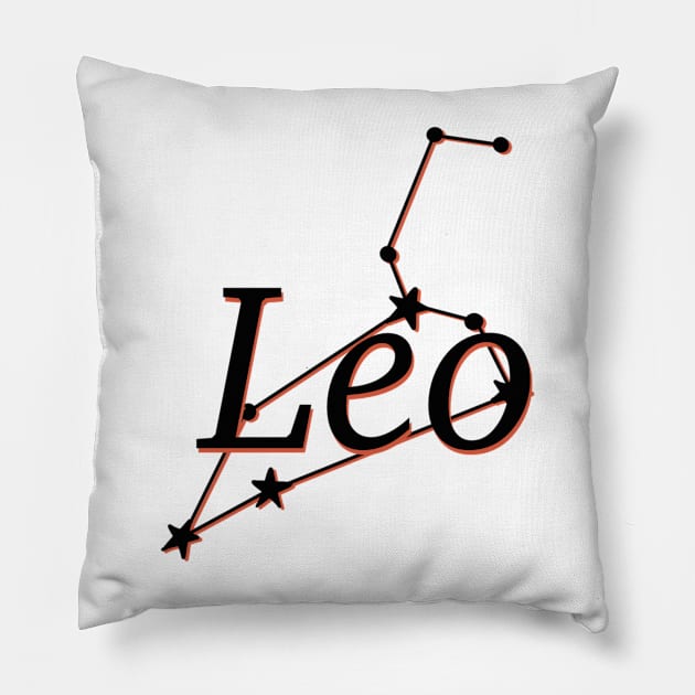 Leo Constellation Pillow by SentABearToSpace 