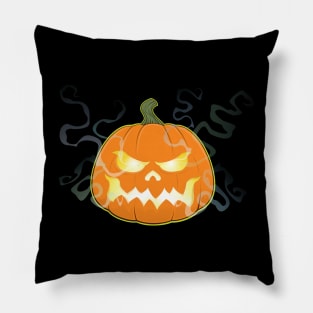 Smokin' Jack O'Lantern Pillow