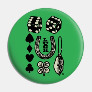 Vintage Good Luck Charms Pin