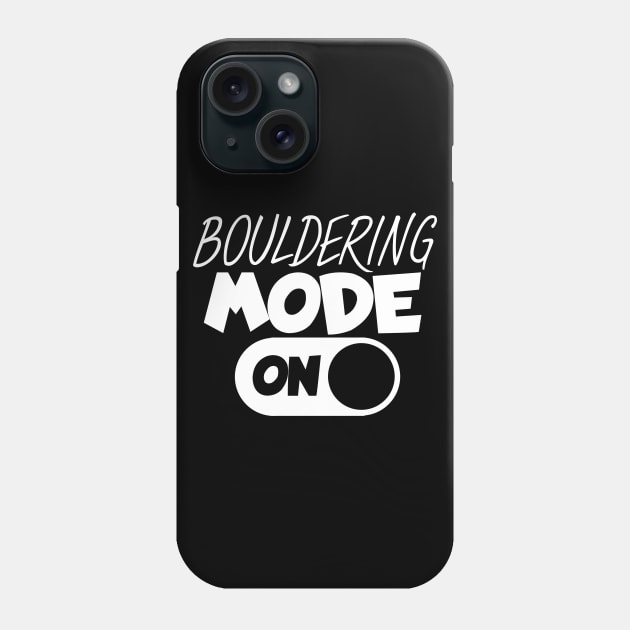 Bouldering mode on Phone Case by maxcode