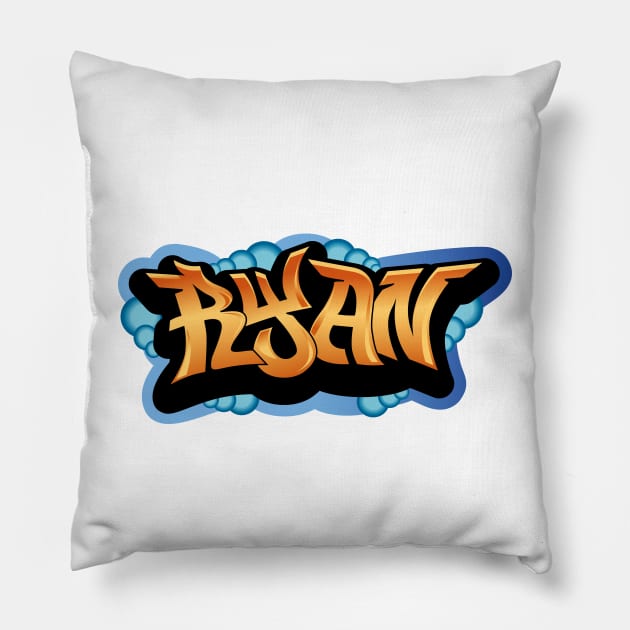 RYAN Pillow by WildMeART