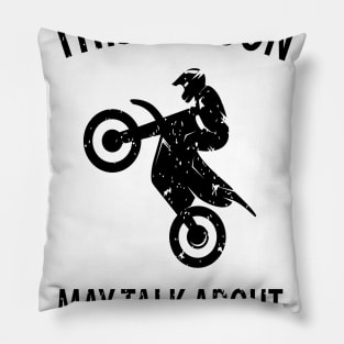 Motocross Biker Freestyle Stunt Pillow