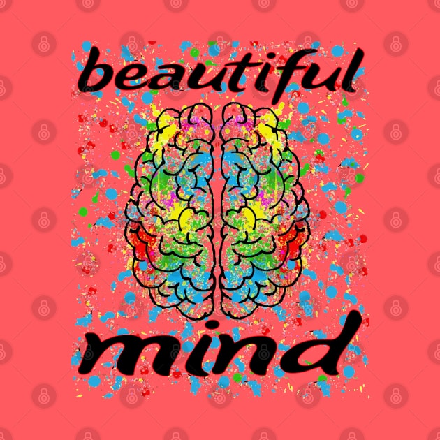 funny beautiful colorful mind for designers geniuses by yacineshop