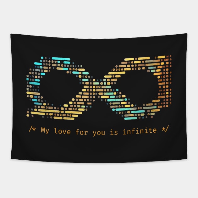 My love for you is infinite - V3 Tapestry by SMCLN