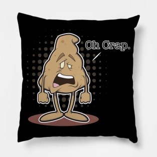 bummed out poop Pillow