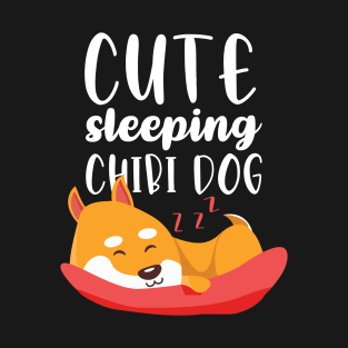 Cute Sleeping Chibi Dog T-Shirt