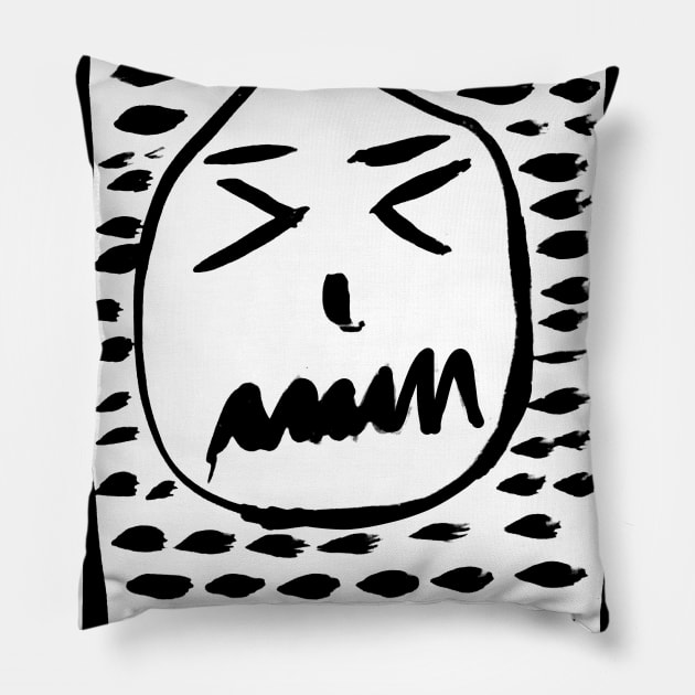 feeling bad Pillow by the_spiritual_view
