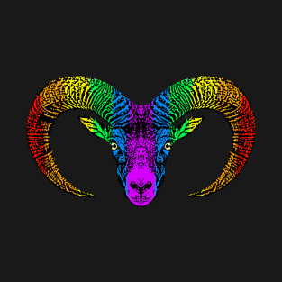 Rainbow Bighorn Sheep T-Shirt