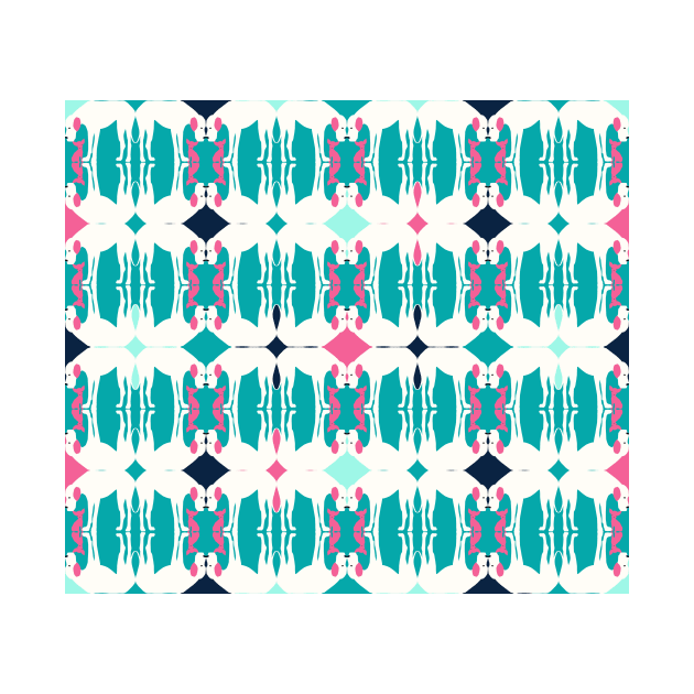 Great Dane and Chihuahaua in Teal by MarbleCloud