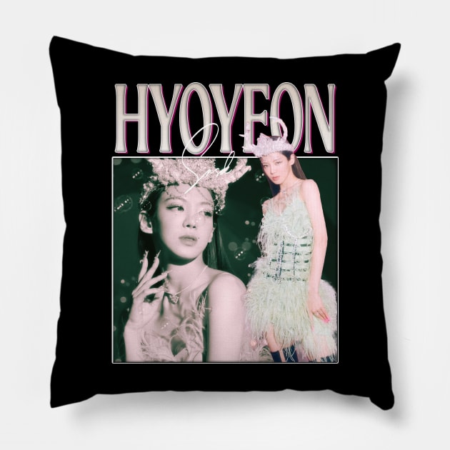 SNSD HYOYEON BOOTLEG Pillow by Vinsgraphic 