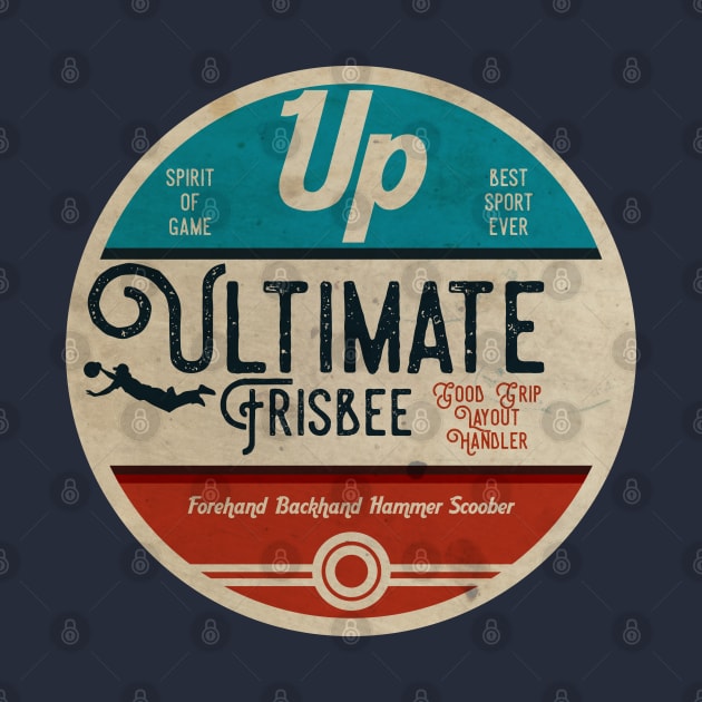 Ultimate Frisbee Vintage by CTShirts