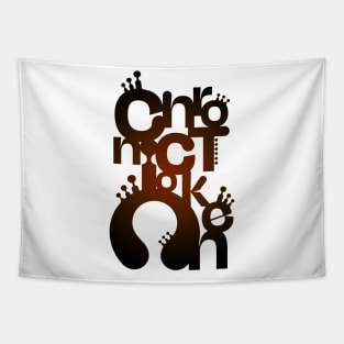 CHT Blk/Org Alt Logo Tapestry