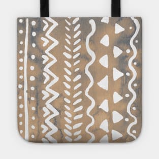 Loose boho chic pattern - neutral Tote