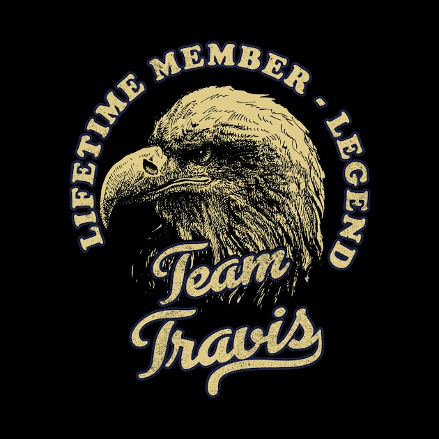 Travis Name - Lifetime Member Legend - Eagle by Stacy Peters Art