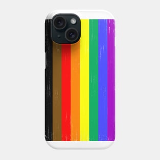 Pride Flag (Philadelphia Style) Phone Case