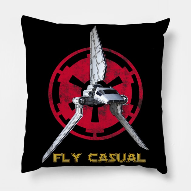 Fly Casual Pillow by DistractedGeek