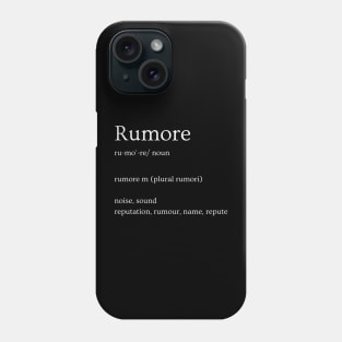 Get loud Rumore Phone Case