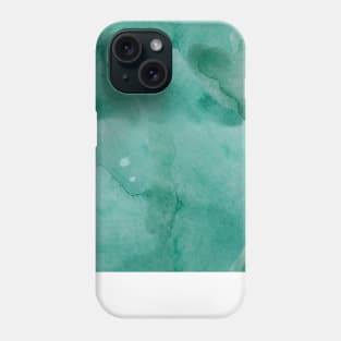 Green Watercolor Phone Case