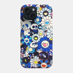 wild navy flowers Phone Case