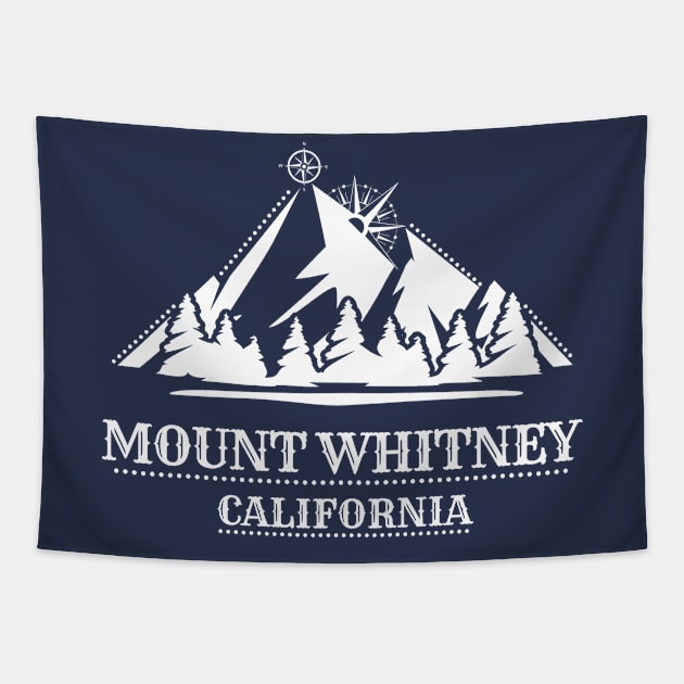 Mount Whitney California Tapestry by Souls.Print