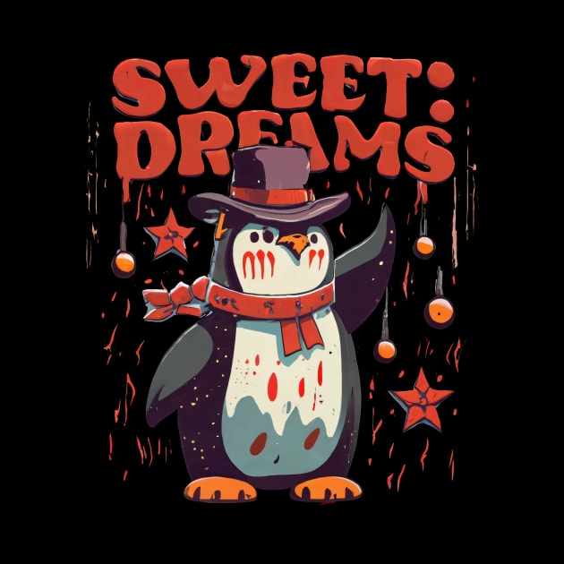 Sweet Dreams Penguin Freddy Halloween Vintage by fupi