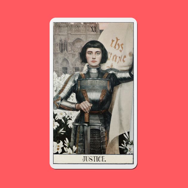 justice tarot card by pripple