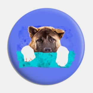 American Akita Pin