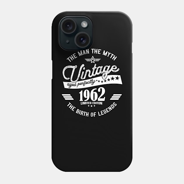 Vintage 1962 Phone Case by kangaroo Studio