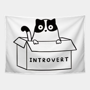 CAT INTROVERT Tapestry