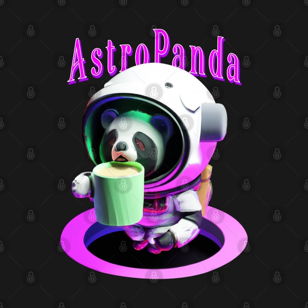 Astro Panda by Lintang Art