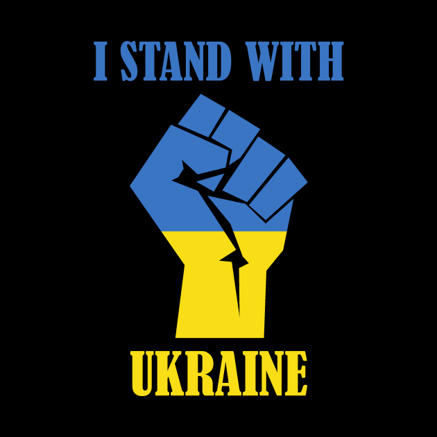 I Stand With Ukraine, Ukraine, Ukraine Flag, Ukrainian Flag, I Support Ukraine, Ukraine by FashionDesignz