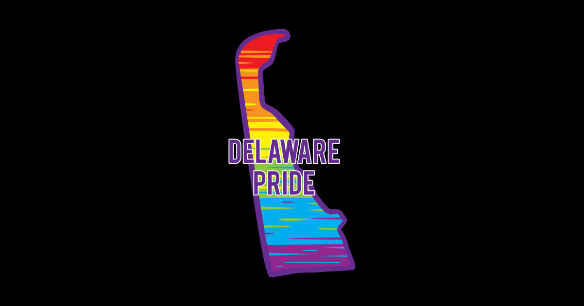 Delaware Pride Delaware Sticker TeePublic
