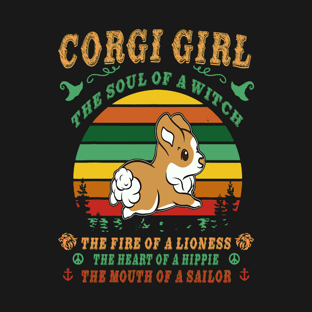 Corgi Girl - Witch - Lioness - Hippie - Sailor (88) by Drakes