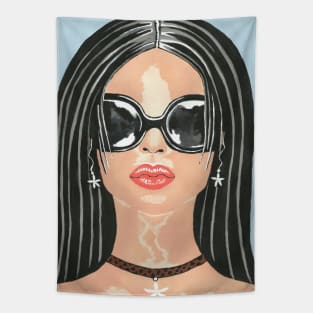 PRETTY Woman Beach Glam Tapestry