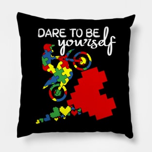 dare to be yourself be kind Pillow