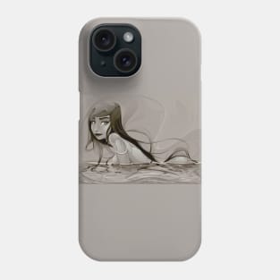 Woman in the water Phone Case