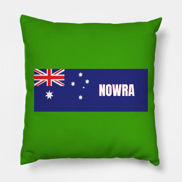 Nowra City in Australian Flag Pillow by aybe7elf