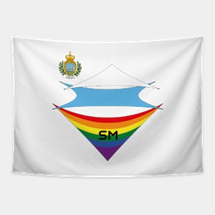 San Marino  pride flag Tapestry