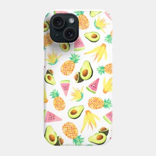 Tropical Fruit Salad Phone Case