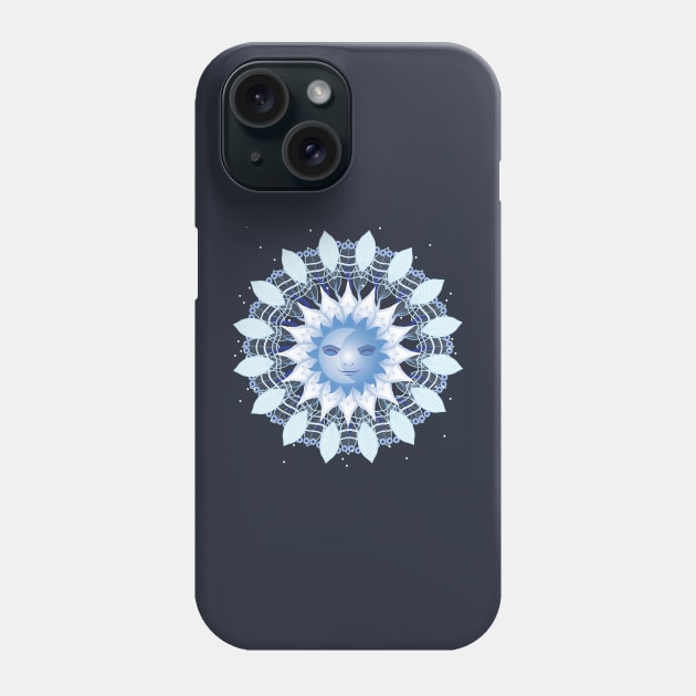 Winter Solstice Mandala Phone Case by emma17