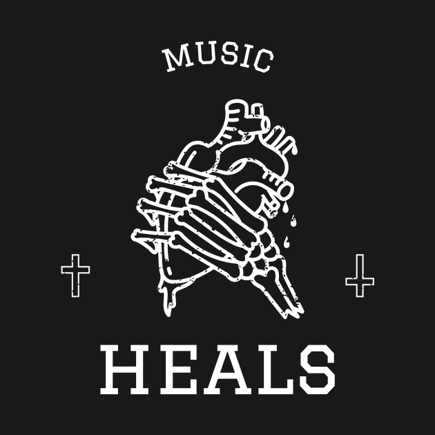 MUSIC HEALS THE HEART by SmoothShirt