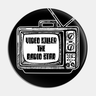 Video Killed the Radio Star - Buggles Pin