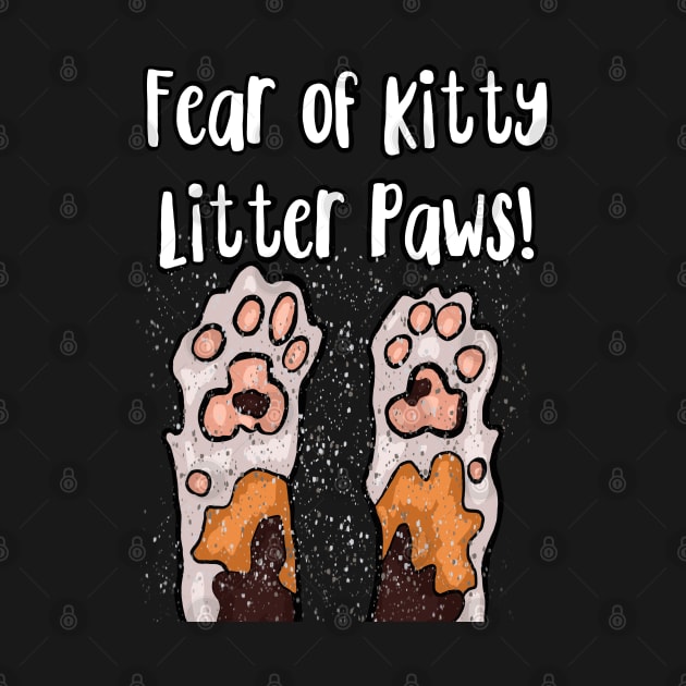 Fear of Kitty Litter Paws by wildjellybeans