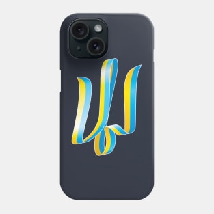 Stylized Ukrainian crest Phone Case