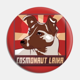 Cosmonaut Laika Pin