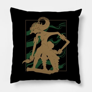 wayang bima Pillow