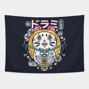 Cat Daruma Tapestry